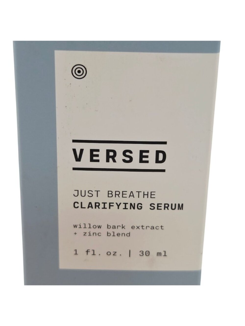 Versed Just Breathe Clarifying Serum Set of 2 Willow Bark Extract Zinc 1 oz NIP - Picture 4 of 11